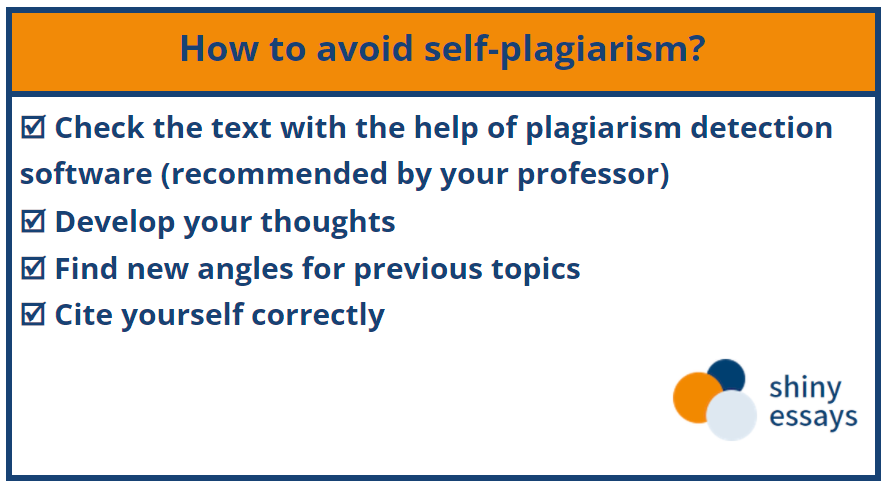 avoid self-plagiarism